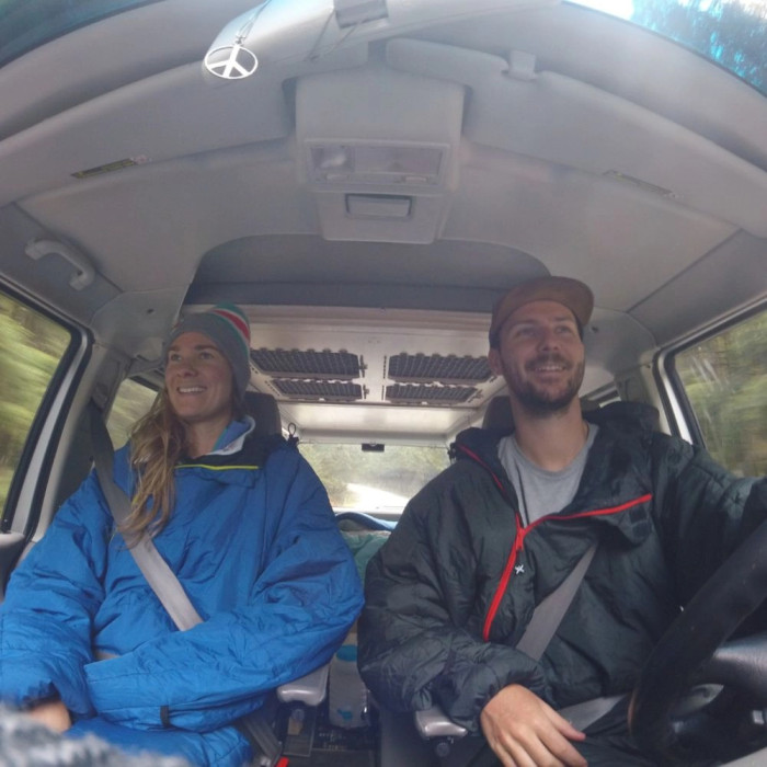 Спальный мешок (надеваемый) Selkbag LITE, размер L, голубой  