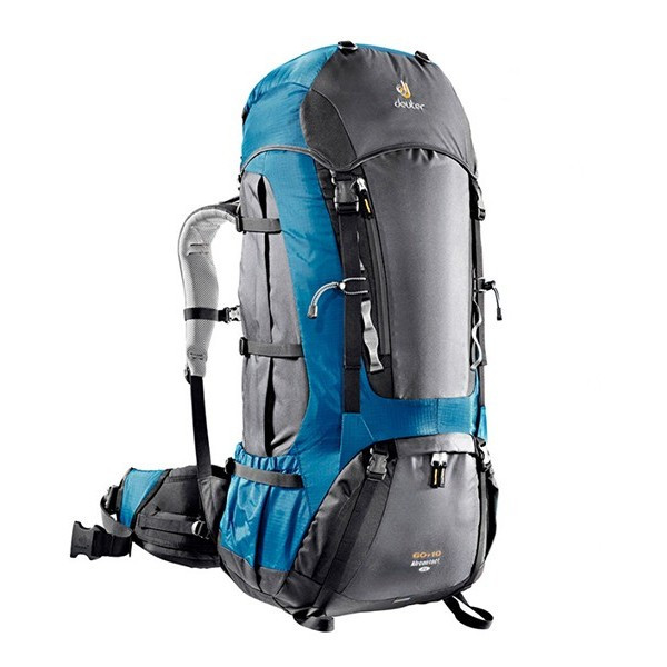 Рюкзак Deuter Aircontact SL, 60+10 л (+палки LEKI anthracite-steel)  