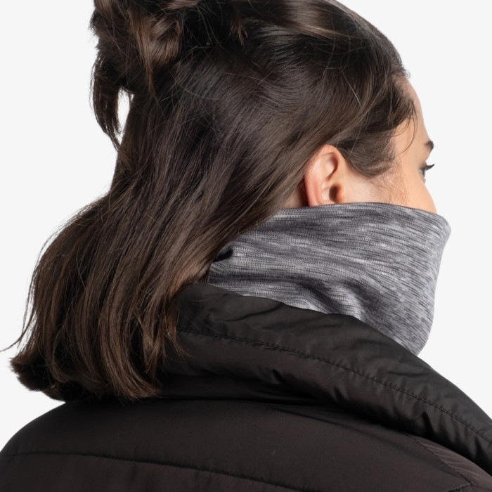 Шарф-труба Buff Heavyweight Merino Wool MULTI STRIPES fog grey  