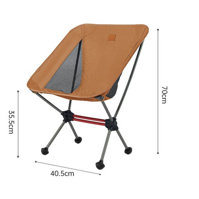 Стул складной ультралегкий Naturehike Stellaluna L01 CNK2350JJ017, оранжевый  