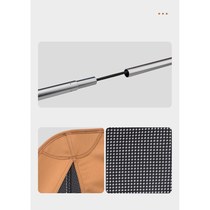 Стул складной ультралегкий Naturehike Stellaluna L01 CNK2350JJ017, оранжевый  