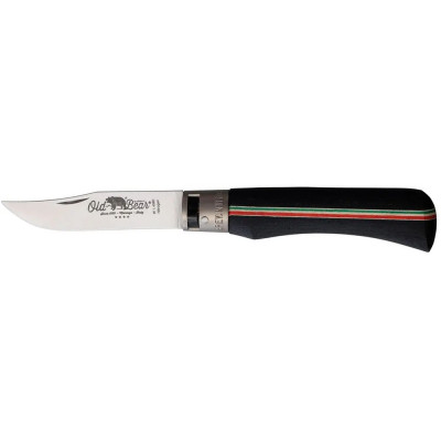Нож Old Bear Classic World XL, 1.4060 steel, wood handle, black