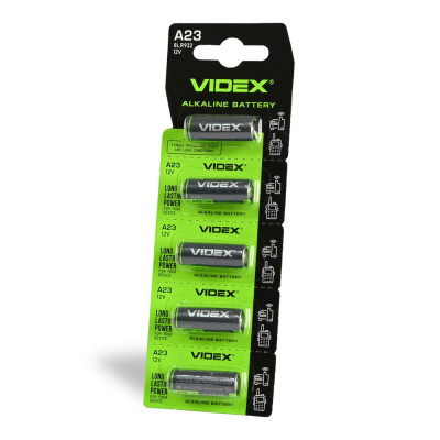Батарейки щелочные Videx А23/Е23 5pcs BLISTER CARD