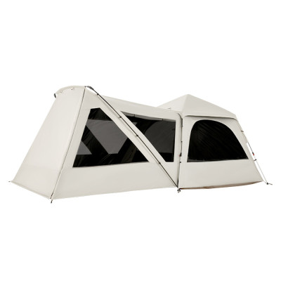 Палатка четырёхместная автоматическая с тамбуром Naturehike Ango CNK2650WS019, коричневая