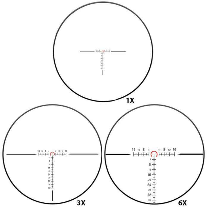 Прицел Discovery Optics ED-AR 1-6X24IR 30mm подсветка (220811-2)  