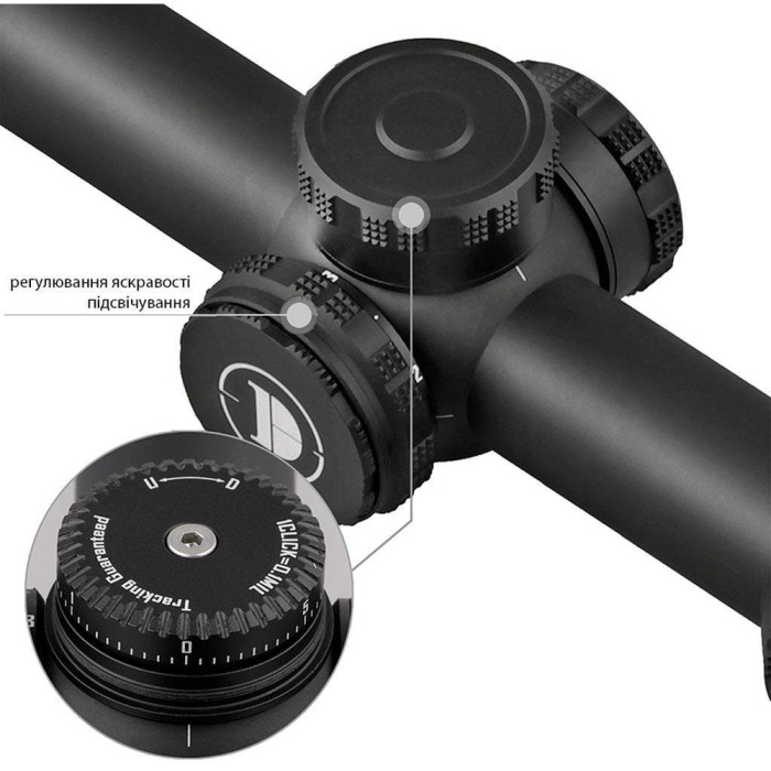 Прицел Discovery Optics ED-AR 1-6X24IR 30mm подсветка (220811-2)  