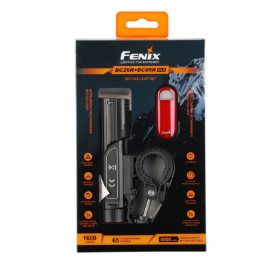 Комплект велофара Fenix BC26R+BC05RV20 (Поврежденная упаковка / царапины на корпусе / замена драйвера)