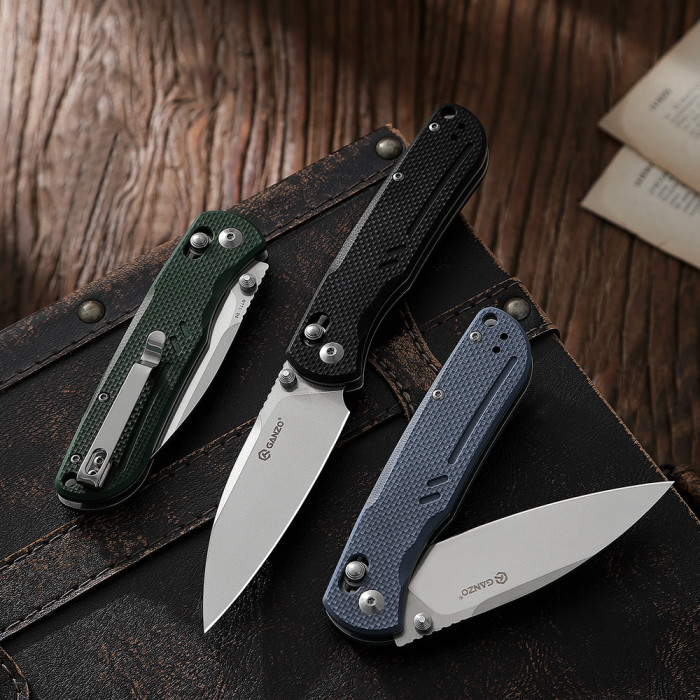 Нож складной Ganzo G771-GY серый  