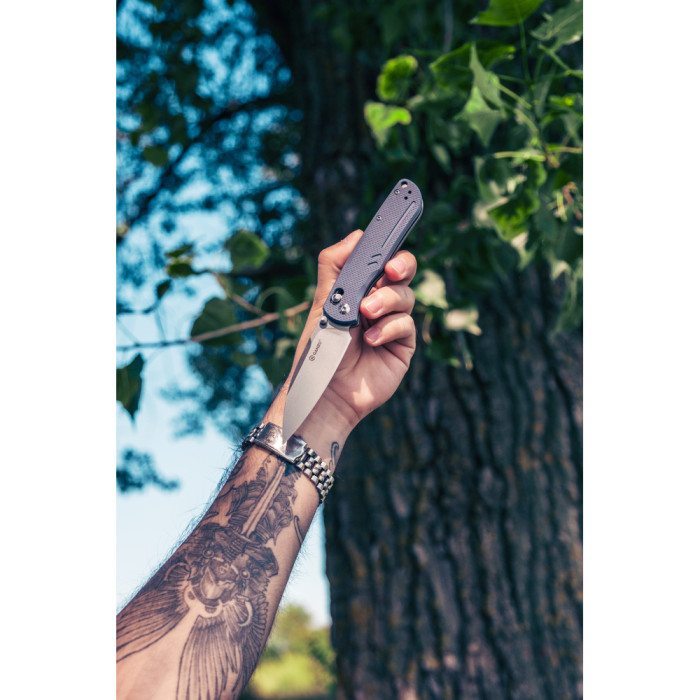 Нож складной Ganzo G771-GY серый  