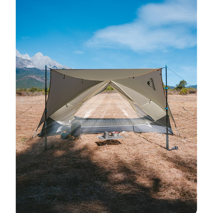 Палатка двухместная ультралегкая Naturehike Mongar UL CNK2550WS016, серая  