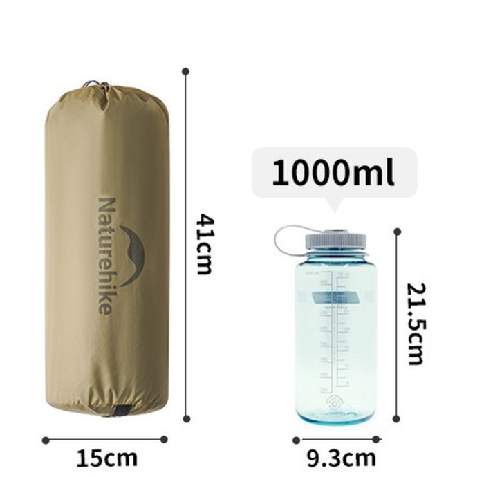 Палатка двухместная ультралегкая Naturehike Mongar UL CNK2550WS016, серая  