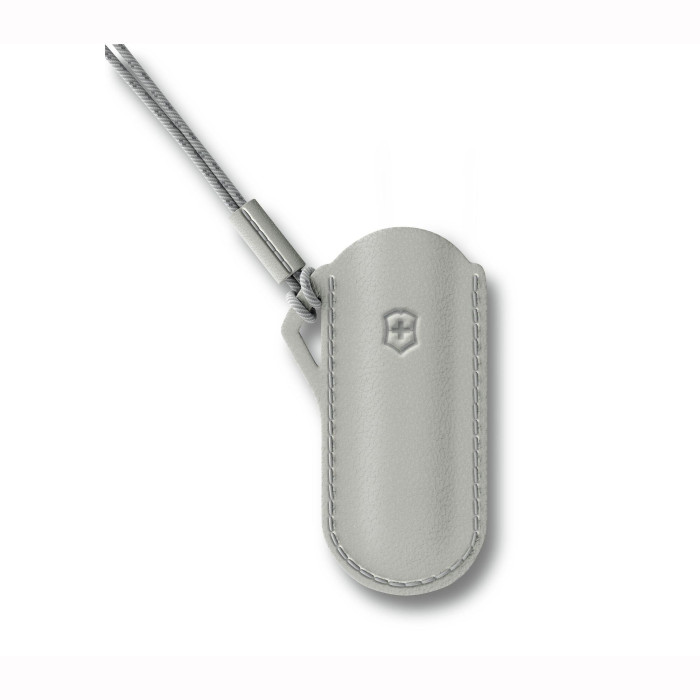 Чехол кожаный Victorinox для ножа 58 mm серии Classic SD Colors, Mystical Morning (4.0670.31) серый  
