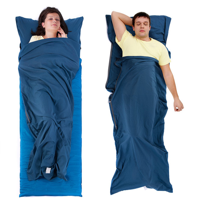 Подкладка для спального мешка Naturehike NH15S012-D, хлопок, синий  