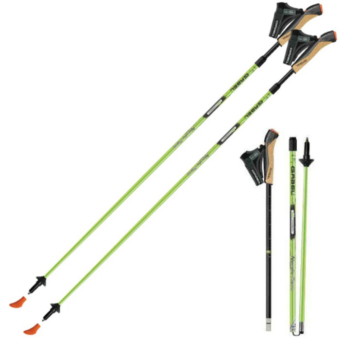 Палки для скандинавской ходьбы Gabel Nordic Revo Alu Carbon (7008351340000)  