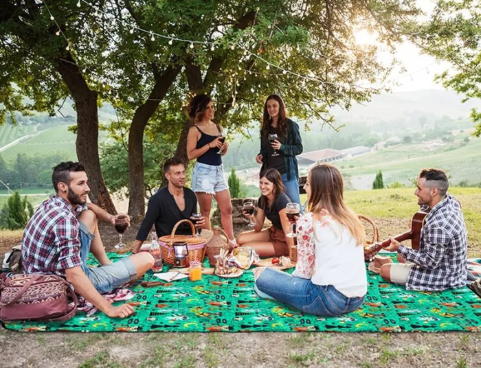 Коврик для пикника Naturehike C042 200 х 180 cм NH19D024-Z green forest  