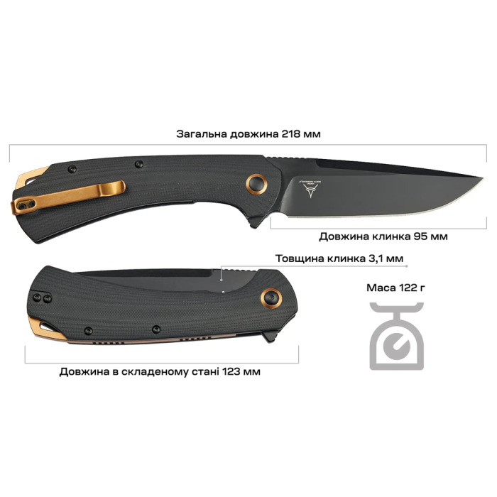 Нож Skif Frontier BB, G10, black  