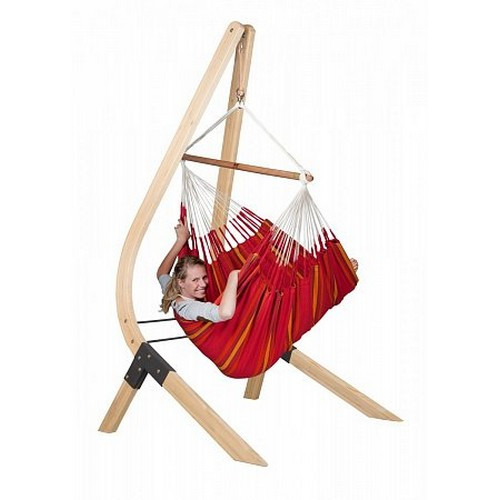 Стул-гамак со стойкой La Siesta CUL212VEA161 cherry  