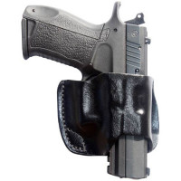 Кобура Front Line поясная компактная кожа для Glock 17/22/31 черный (FL30171)