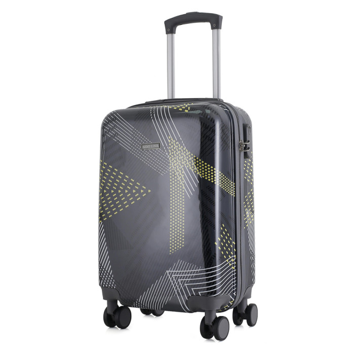 Чемодан Semi Line 20" (S) Black Pattern (T5651-1)  