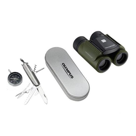 Бинокль Olympus RC II WP 8X21 Olive Green+Pennife and Compass V501013EE010  