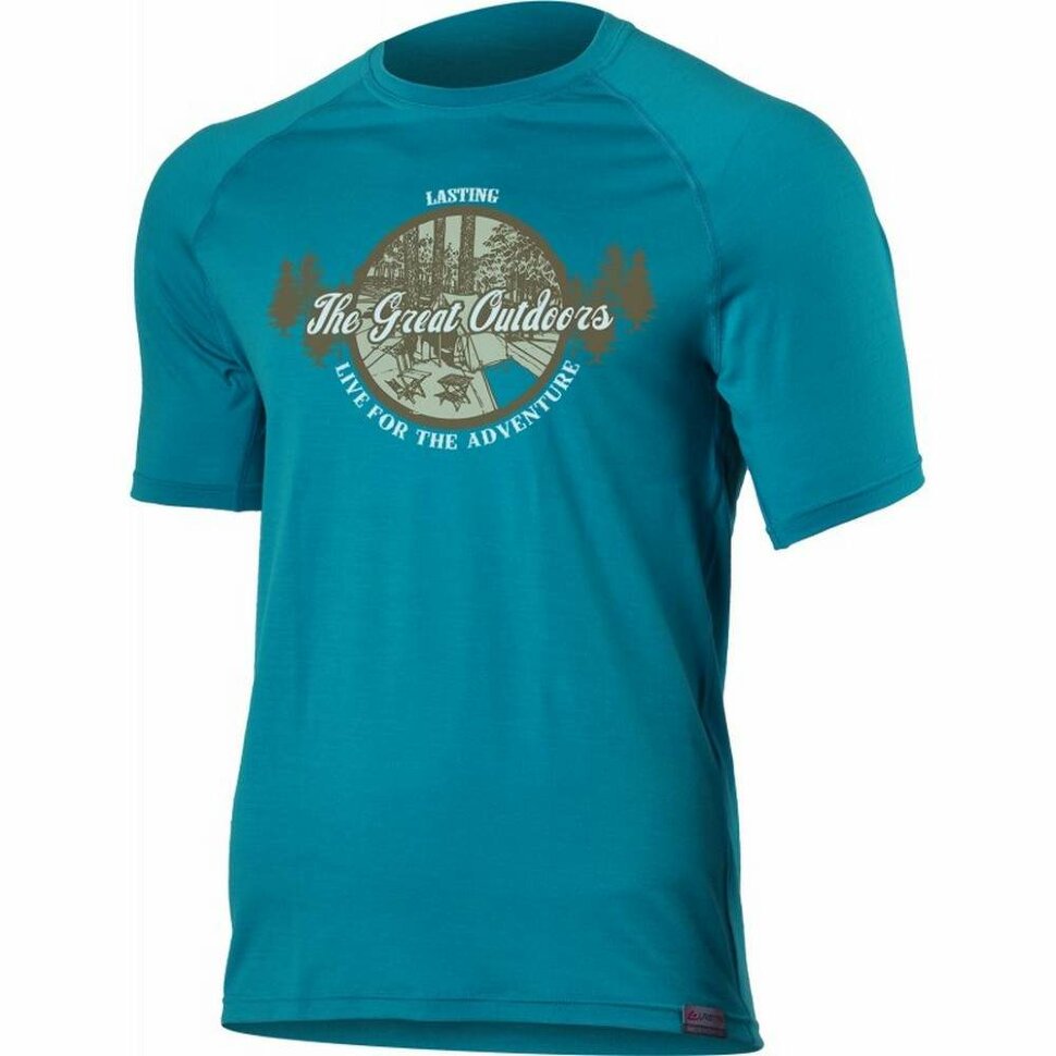 Термофутболка мужская  Lasting LUCAS 5858 - L,M,S, XL - синяя