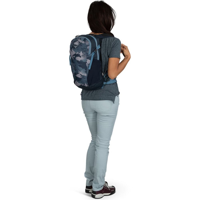Рюкзак Osprey Daylite palm foliage print - O/S - синий  