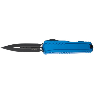 Нож Microtech Cypher II D/E Black Standard blue