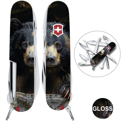 Складной нож Victorinox FIELDMASTER ANIMAL Черный медведь