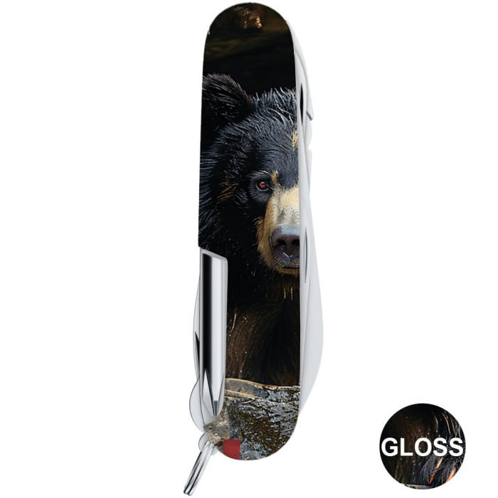 Складной нож Victorinox FIELDMASTER ANIMAL Черный медведь  