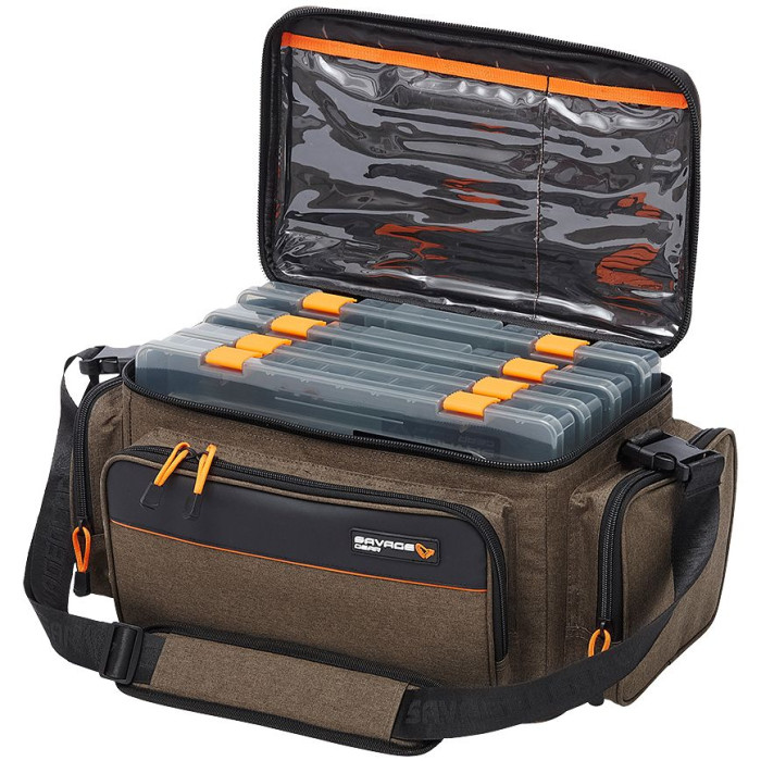 Сумка Savage Gear System Box Bag L 4 Boxes L 4 Boxes 24x47x30cm 18L  