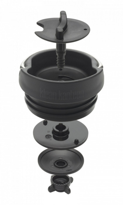 Термокружка Klean Kanteen TKWide Cafe Cap 592 мл - серая  