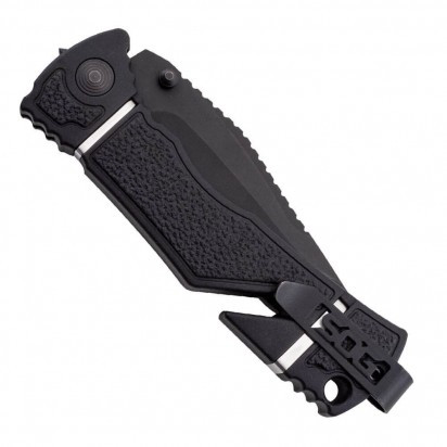 Нож SOG Trident Elite Black Blade полусеррейтор (TF106-BX)  