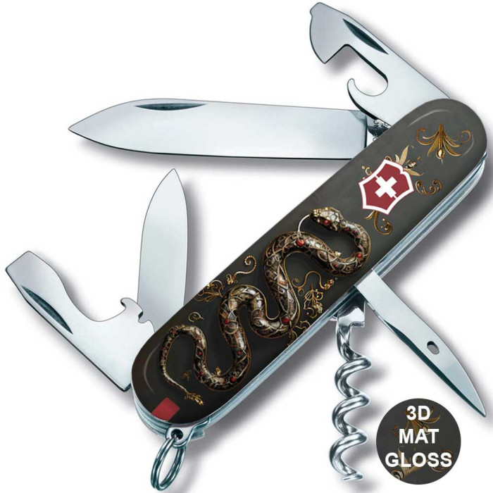 Складной нож Victorinox SPARTAN ZODIAC 3D Роскошная змея 1.3603.3.Z4210hk  