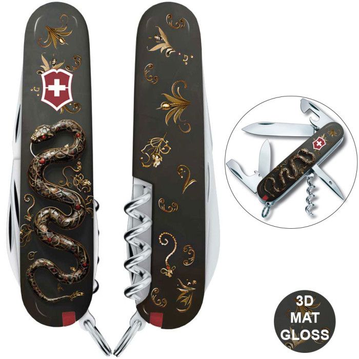 Складной нож Victorinox SPARTAN ZODIAC 3D Роскошная змея 1.3603.3.Z4210hk  