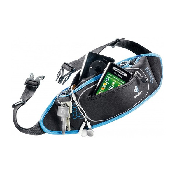 Сумка на пояс Deuter Neo belt II, black-coolblue