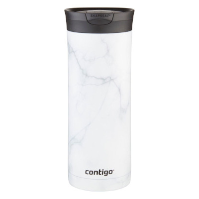 Термокружка Contigo Huron Couture Snapseal  591 мл White Marble