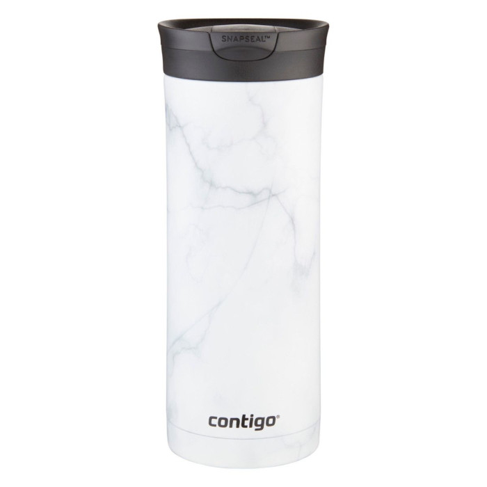 Термокружка Contigo Huron Couture Snapseal  591 мл White Marble 