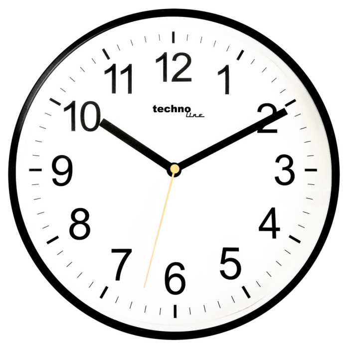 Часы настенные Technoline WT630 White/Black (WT630) 