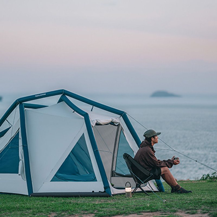 Палатка надувная Naturehike CNK2300ZP012, голубой малый  