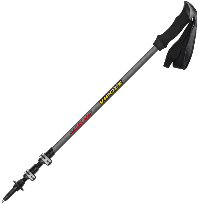 Треккинговые палки Vipole Base Camp QL Roundhead Red DLX S1914  