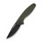 Нож складной туристический Sencut Vyrce (8.9 см) D2 / G10 оливково-зеленый