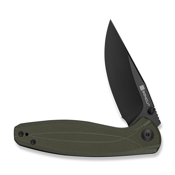 Нож складной туристический Sencut Vyrce (8.9 см) D2 / G10 оливково-зеленый  