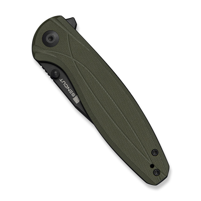 Нож складной туристический Sencut Vyrce (8.9 см) D2 / G10 оливково-зеленый  