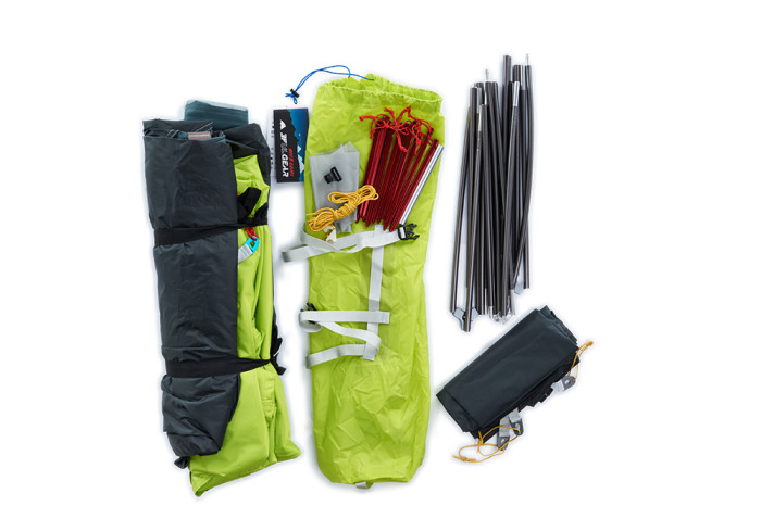 Палатка 3F Ul Gear Floating Cloud 1 210T зеленый  