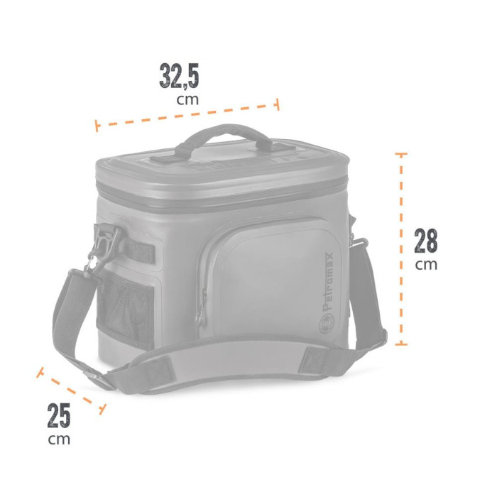 Термосумка Petromax Cooler Bag 8 л Серая  