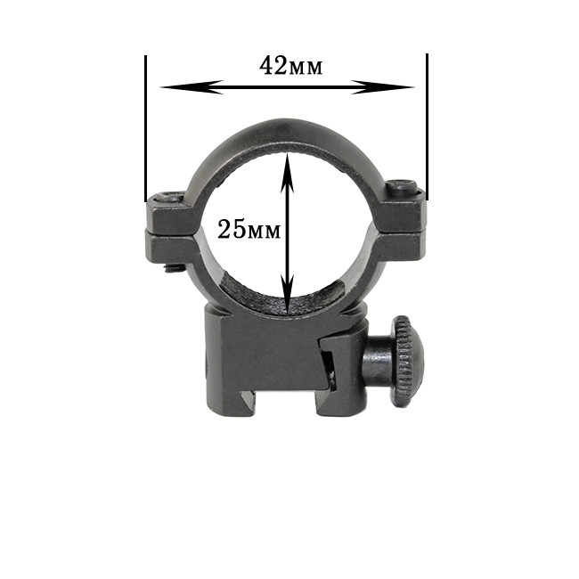 Крепление на оружие для фонаря 25-Z (планка Вивера 11 мм)