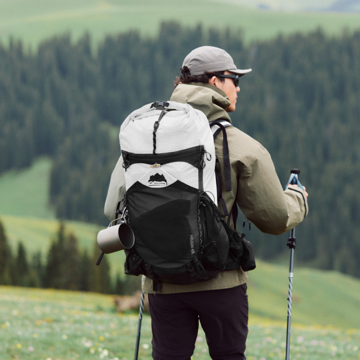 Рюкзак туристический Naturehike Helium CNK2450XB016, 40 л, белый, M  