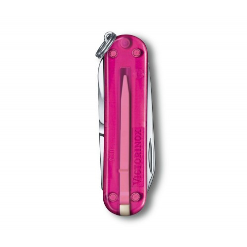 Нож-брелок Victorinox Classic SD Transparent Colors,Cupcake Dream (0.6223.T5G) 7 функций, 58 мм, Gift Box  