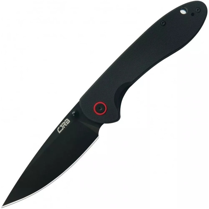 Нож CJRB Feldspar Black Blade, AR-RPM9 Steel, черный 