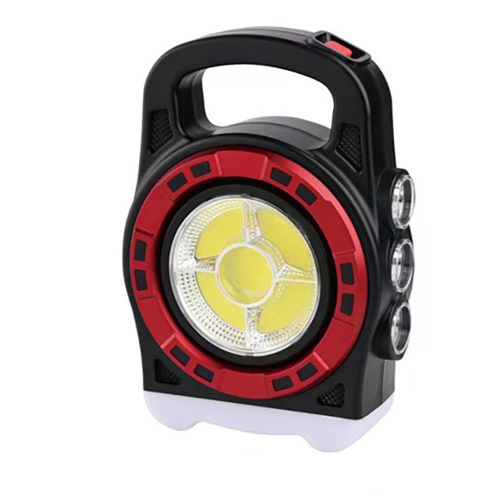 Фонарь кемпинг Police 6678С-3LED+5COB, power bank, Li-Ion аккум., Waterproof, солнечная батарея, ЗУ microUSB, Box 